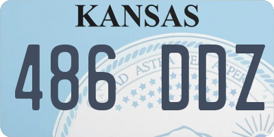 KS license plate 486DDZ