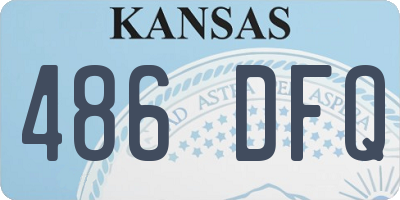 KS license plate 486DFQ