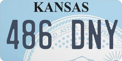 KS license plate 486DNY