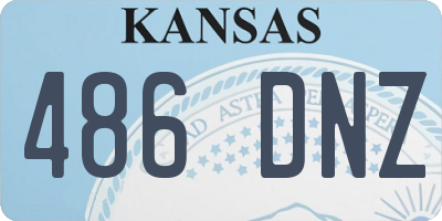 KS license plate 486DNZ