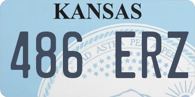 KS license plate 486ERZ