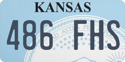 KS license plate 486FHS