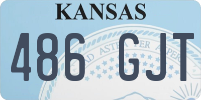 KS license plate 486GJT