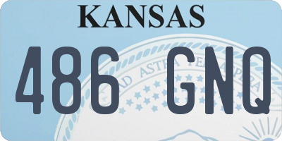 KS license plate 486GNQ