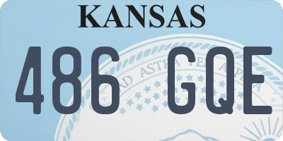 KS license plate 486GQE