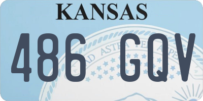 KS license plate 486GQV