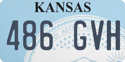 KS license plate 486GVH
