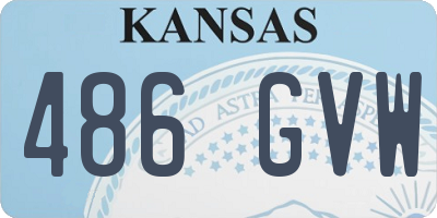 KS license plate 486GVW