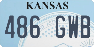 KS license plate 486GWB