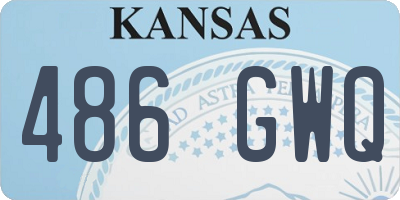 KS license plate 486GWQ