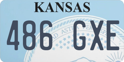 KS license plate 486GXE