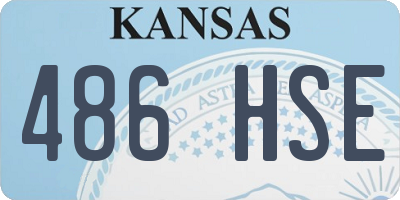 KS license plate 486HSE