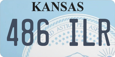 KS license plate 486ILR