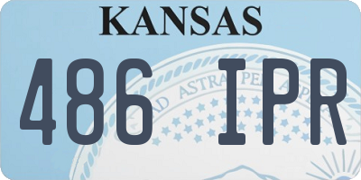 KS license plate 486IPR