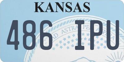 KS license plate 486IPU