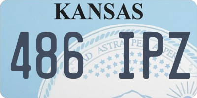 KS license plate 486IPZ