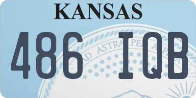 KS license plate 486IQB