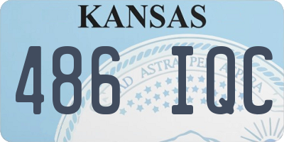 KS license plate 486IQC