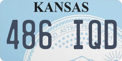 KS license plate 486IQD