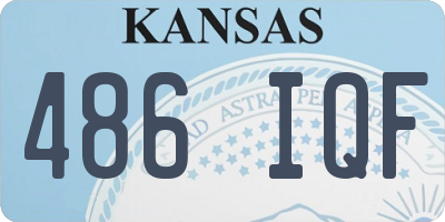 KS license plate 486IQF