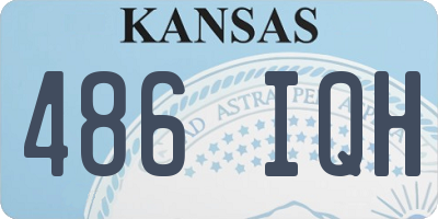 KS license plate 486IQH