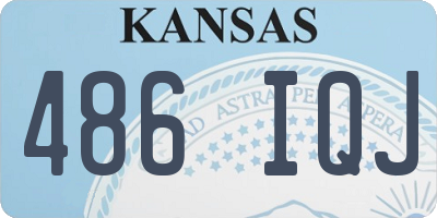 KS license plate 486IQJ