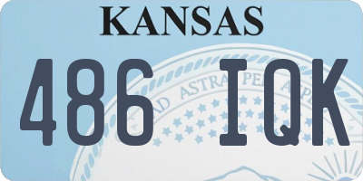 KS license plate 486IQK