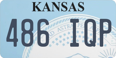KS license plate 486IQP