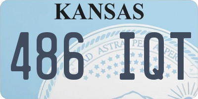 KS license plate 486IQT