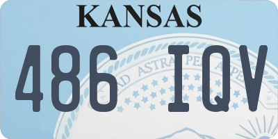 KS license plate 486IQV