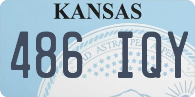 KS license plate 486IQY