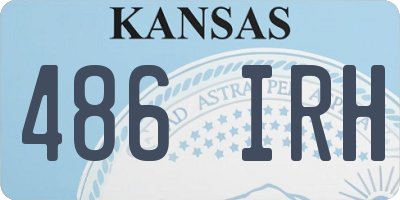 KS license plate 486IRH