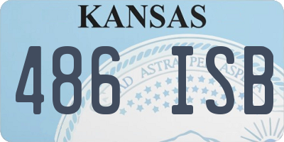 KS license plate 486ISB