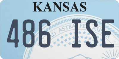 KS license plate 486ISE