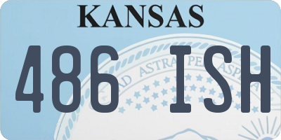 KS license plate 486ISH