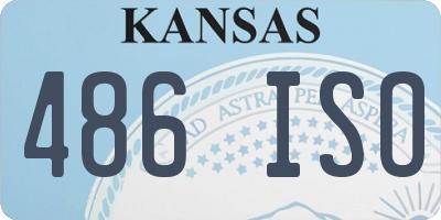 KS license plate 486ISO