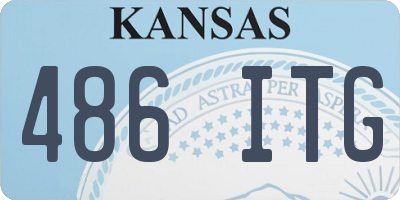 KS license plate 486ITG