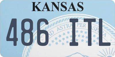KS license plate 486ITL