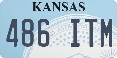 KS license plate 486ITM