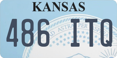 KS license plate 486ITQ