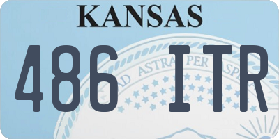 KS license plate 486ITR