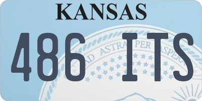 KS license plate 486ITS