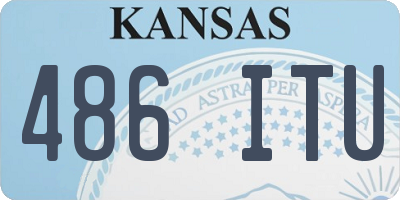 KS license plate 486ITU