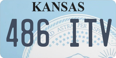 KS license plate 486ITV