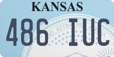 KS license plate 486IUC
