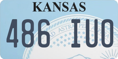 KS license plate 486IUO