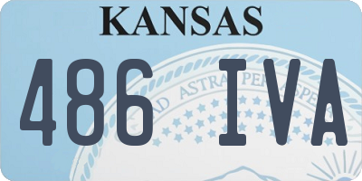KS license plate 486IVA