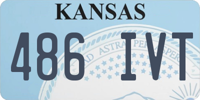 KS license plate 486IVT