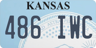 KS license plate 486IWC
