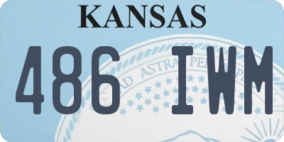 KS license plate 486IWM